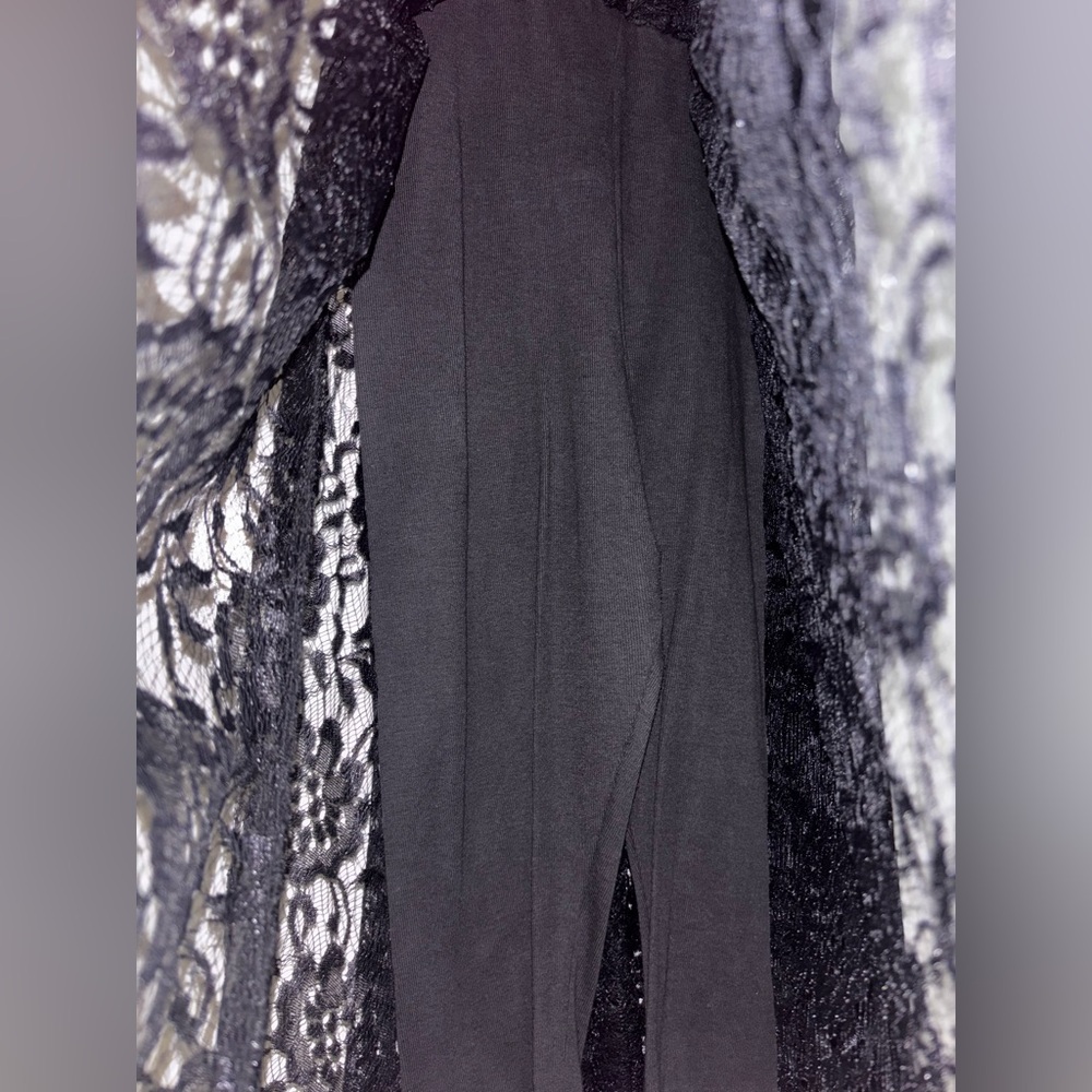 Vintage Black Lace Skirt - Picture 2 of 3